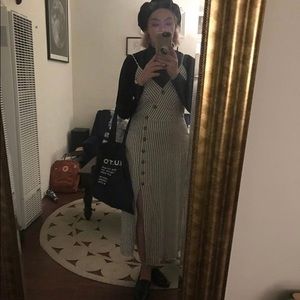 Urban Outfitters UO Striped Linen Dress